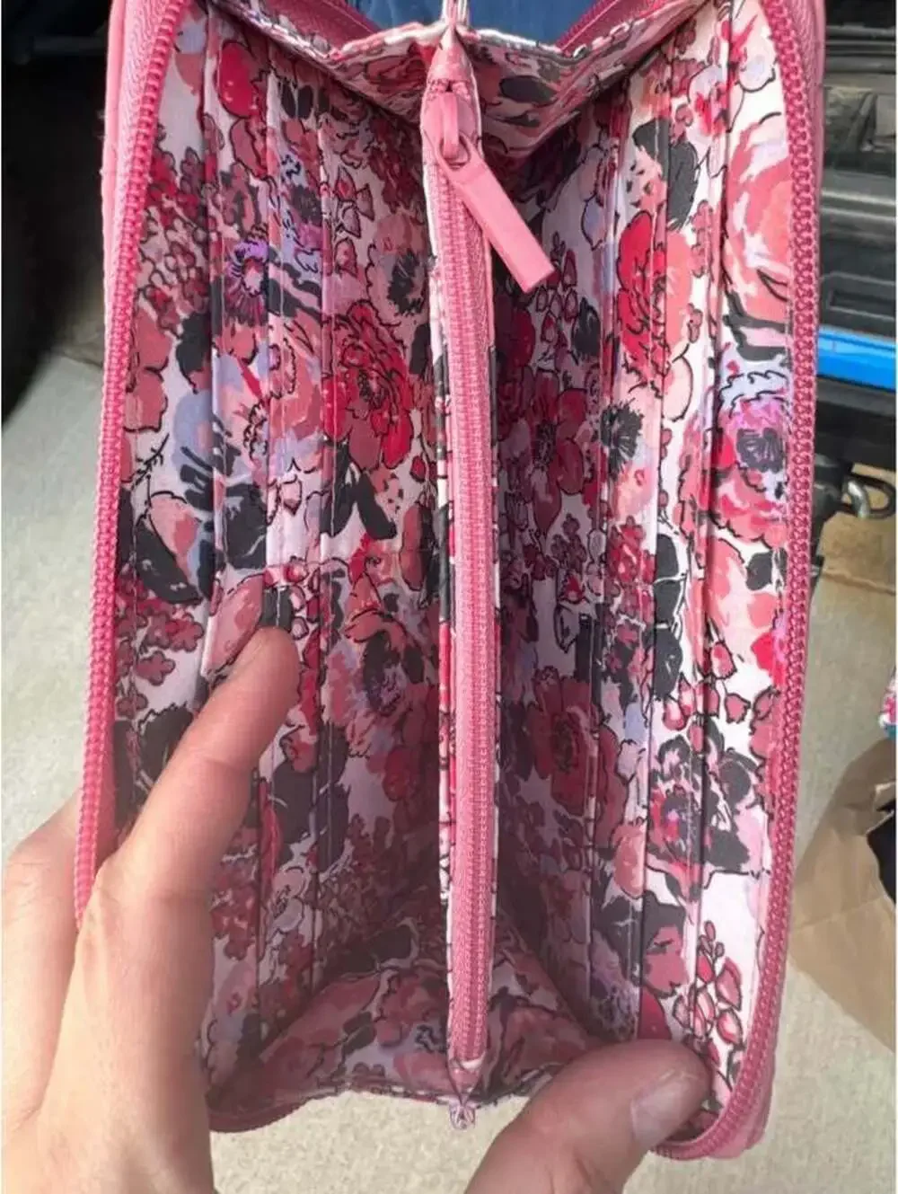 Just Right Bancroft Backpack and wallet Withered Rose in Featherweight